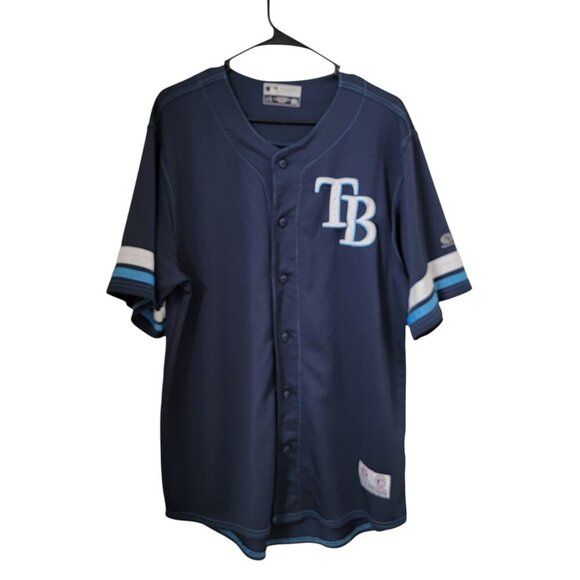 Genuine Merchandise Size L (42-44) Tampa Bay Rays Fan Baseball MLB Jersey - Picture 1 of 8